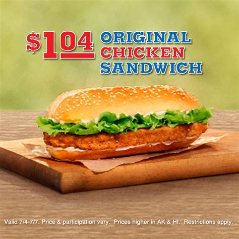 Burger King On Twitter Starting Tomorrow The Original Chicken