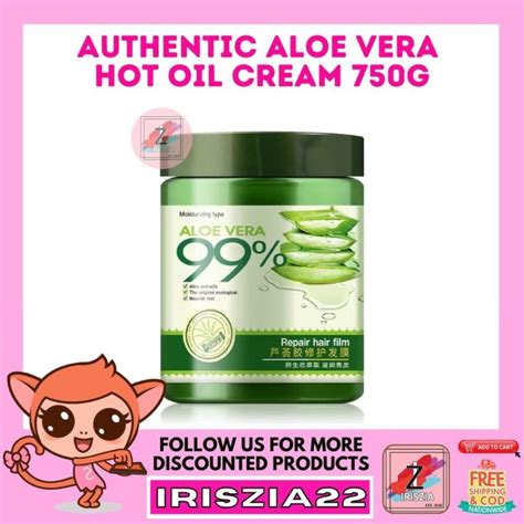 Authentic Aloe Vera Hot Oil Cream 750g Lazada PH