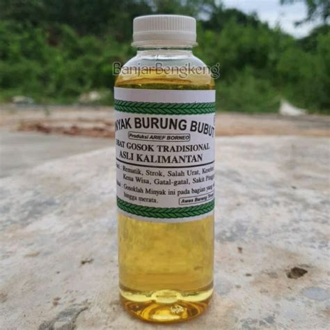 Jual Minyak Burung Bubut Original Kalimantan Botol Plastik 250ml Shopee Indonesia