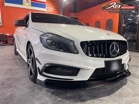 A Class W176 A180 A200 A250 A45 AMG Front Grill GT Black