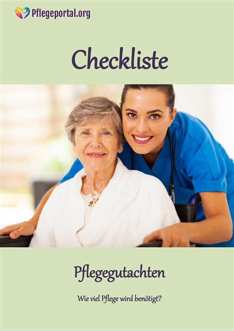 PDF Checkliste Pflegeportal Org Folgende Checkliste Hilft