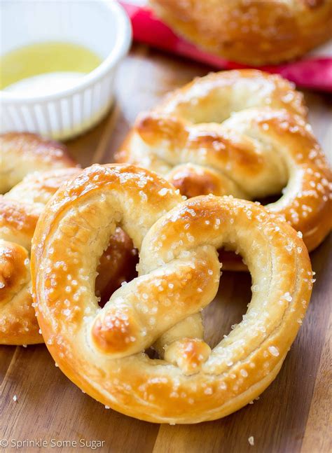 Homemade Soft Pretzels Sprinkle Some Sugar