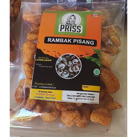 Jual Rambak Pisang Premium Khas Lumajang Shopee Indonesia