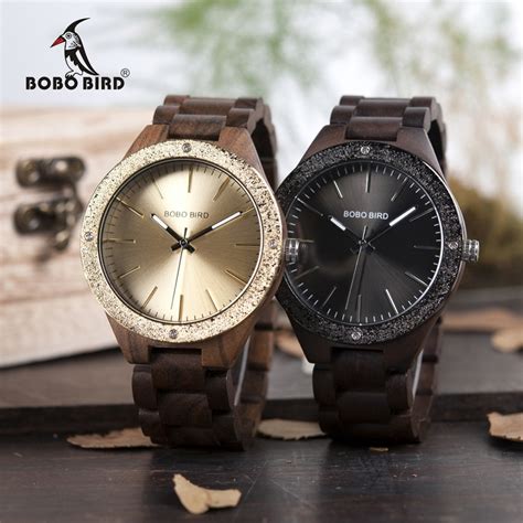 Bobo Vogel Horloge Mannen Quartz Houten Horloges T Grandado