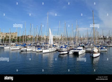 Port Vell In Barcelona Spain Stock Photo Alamy