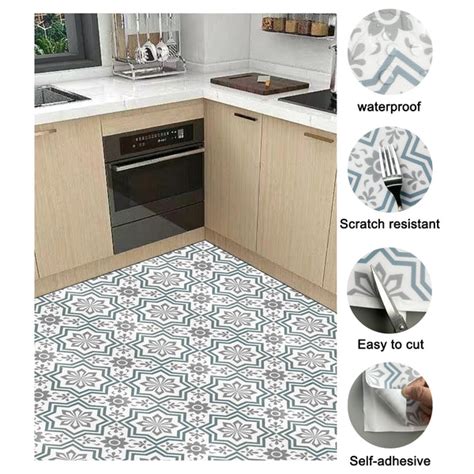 How To Update Your Floor With Tile Stickers Commomy