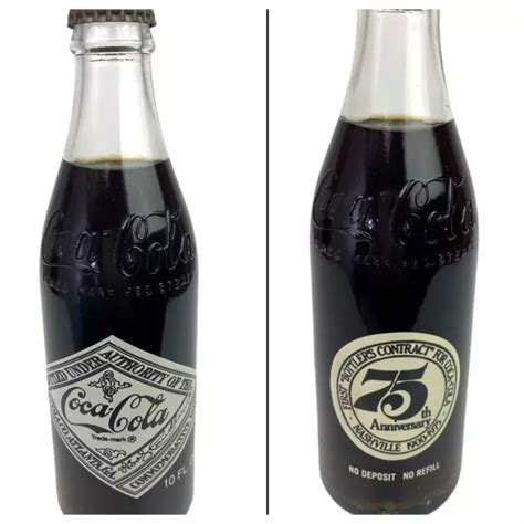 Coca Cola Th Anniversary Commemorative Oz Coke Bottle Nashville