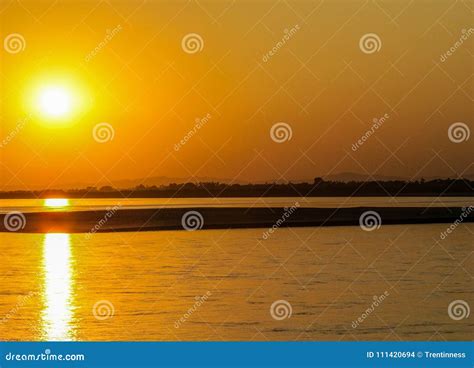 Myanmar Temples at Sunrise in the Summer Editorial Stock Image - Image ...