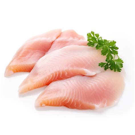 Premium Ai Image Shadowless Catfish Fillet On White