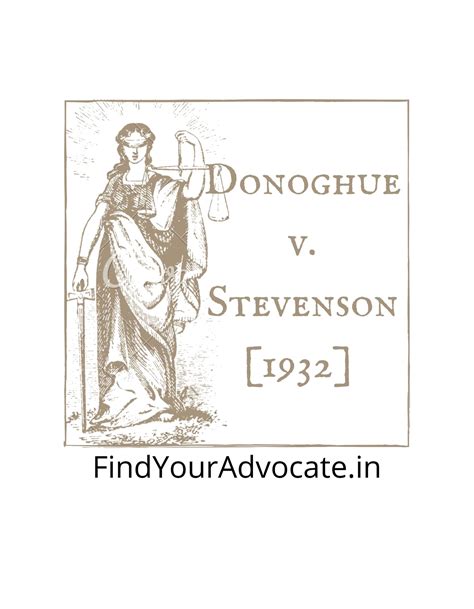 Full Case Law Of Donoghue V Stevenson