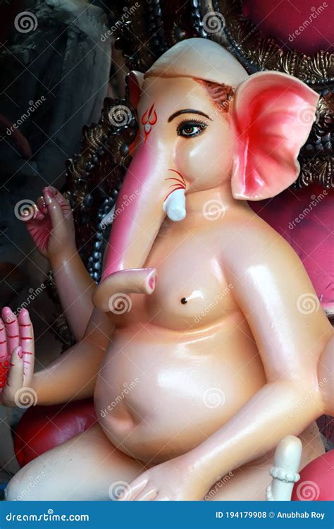 Clay Idol Of Hindu Lord Ganesh Under Preparation For Bengal S Durga