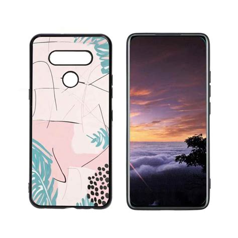 Compatible With Lg K51 Phone Case Modern Abstract Art Blush Pink
