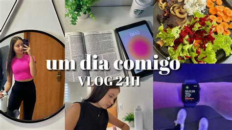 VLOG um dia comigo treino alimentação autocuidado dia de curso na