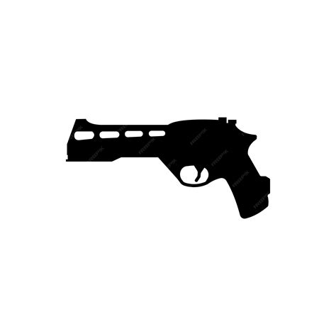 Premium Vector | Firearms icon vector template illustration logo design