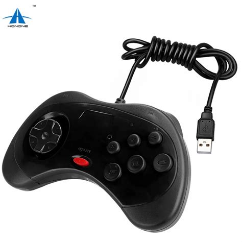 For Sega Saturn Style Wired Usb Game Controller Joystick Gamepad For Pc