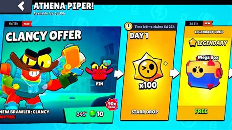 Yeeess New Brawler Clancy New Mega Box Legendary Brawl Stars