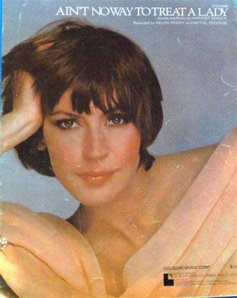 Ain T No Way To Treat A Lady Helen Reddy Cover Photo Etsy