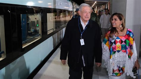 Amlo Inaugura El Segundo Tramo Del Tren Maya