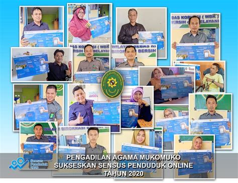 Pengadilan Agama Mukomuko Sukseskan Sensus Penduduk Online Tahun