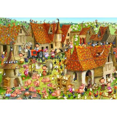 Puzzle Fran Ois Ruyer The Farm Grafika F Pieces Jigsaw