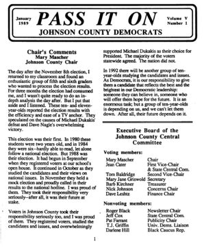 Fillable Online JOHNSON COUNTY DEMOCRATS Fax Email Print PdfFiller