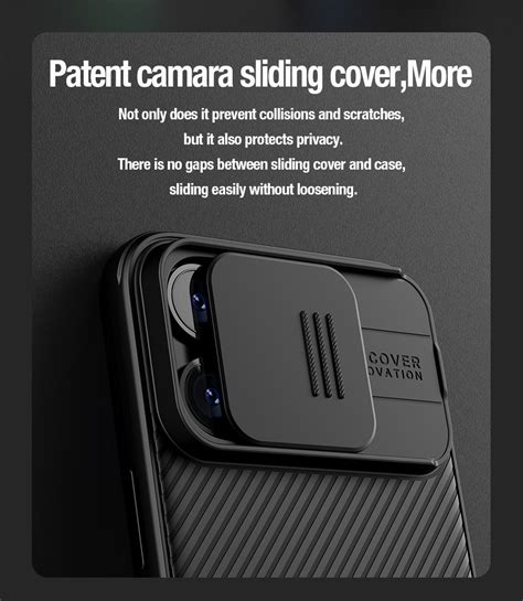 Nillkin Slide Cover Camera Protection Camshield Pro Case For Iphone 15 Pro Max