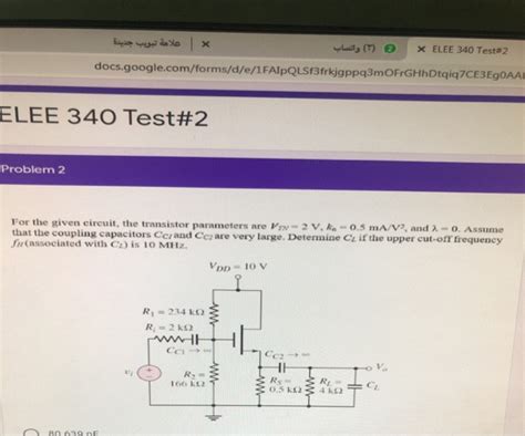 Solved X Elee Test Chegg