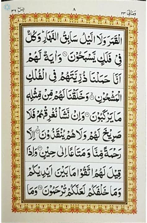 Qur'an › South African Qur'an › Surah Yasin Arabic Text Only Large