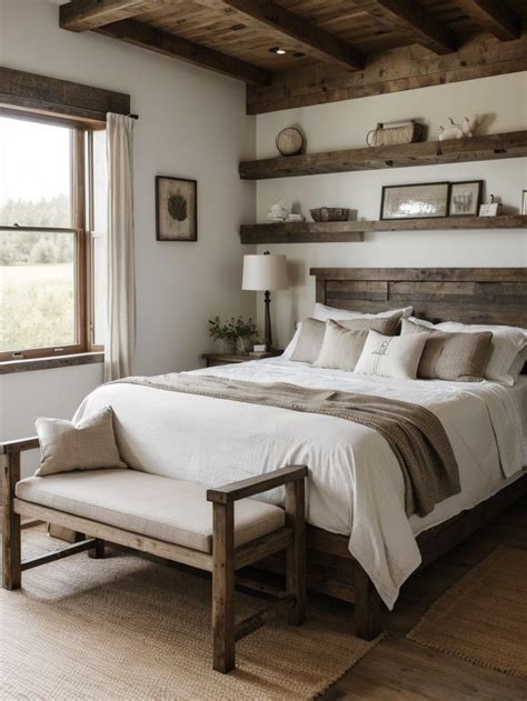 Modern Farmhouse Vibes Rustic Country Bedroom Ideas