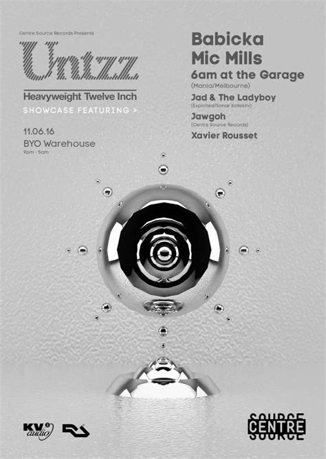 Centre Source Pres Untzz Rec Label Showcase With Babicka And Mic