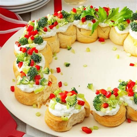 Appetizer Wreath Recipe Taste Of Home