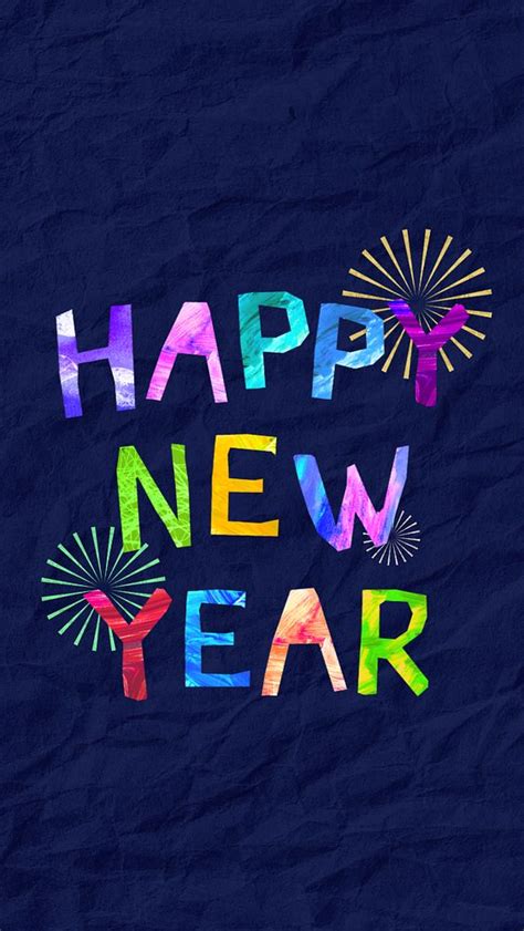 Happy New Year Word Paper Premium Editable Design Rawpixel