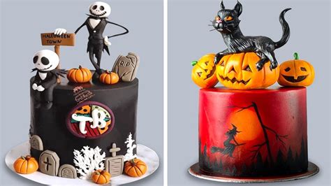 Top Cake Design Themed Halloween 🧛🏻‍♀️ Amazing Spooky Halloween Cake