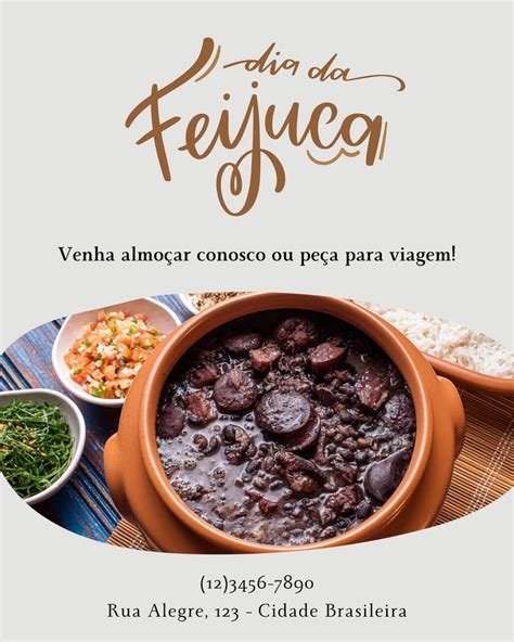 Canva Template Post Restaurante Feijoada In Comidas