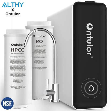 Ontulor 600GPD Reverse Osmosis RO Water Filter System Alkaline PH