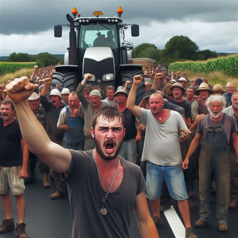 Les agriculteurs en colère Chasses éternelles