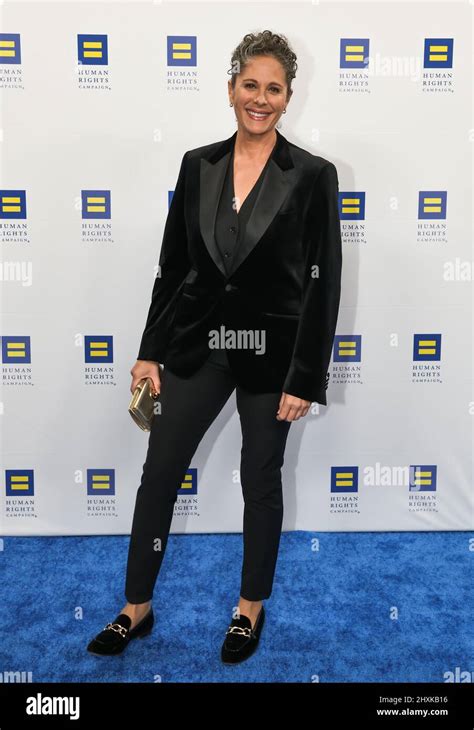 Dana Goldberg Arrives†at The Human Rights Campaign Hosts 2022 Los