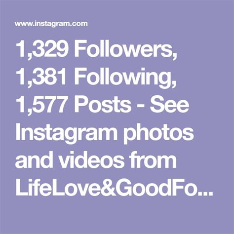 1329 Followers 1381 Following 1577 Posts See Instagram Photos