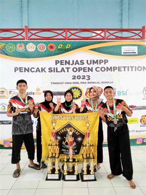 Smkn Semarang Borong Prestasi Di Kejuaraan Penjas Umpp Pencak Silat