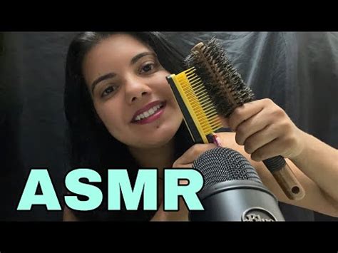 Asmr Sons De Boca E Tapping Em Objetos Para Finalizar O Cabelo