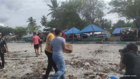 Sambut HUT RI KE 78 DLH Konut Turun Bersihkan Pantai Taipa Edisi