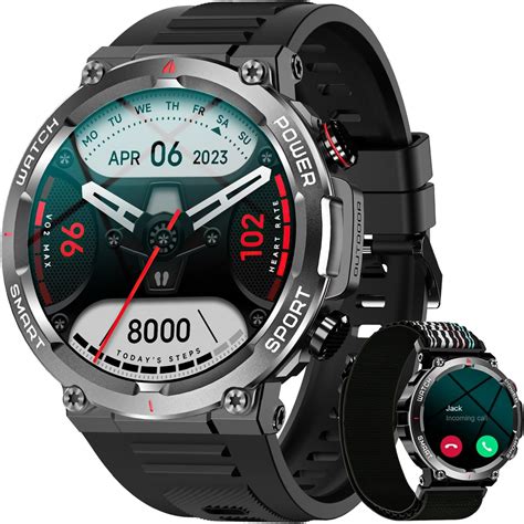 Blackview Military Smart Watch For Men Answer Make Calls 1 39 HD