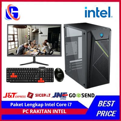 Jual Pc Rakitan Lengkap Intel Core I Include Led Inch All New