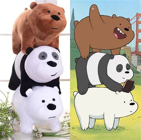 Hot Tv Anime Series Baby Kawaii We Bare Bears Grizzly Panda Ice Bear