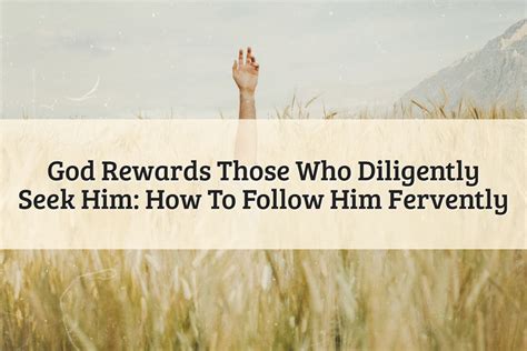 Best Ways God Rewards Those Who Diligently Seek Him 2024