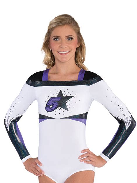 Arch Stripe Square Neck Cheer Leotard From Gk Elite