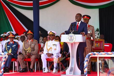 President Ruto Presides Over Recruits Pass Out Parade At Dfrts