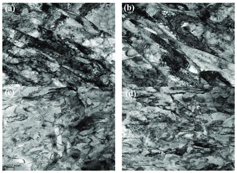 Transmission Electron Microscope Tem Images Of The Forged A B Sp