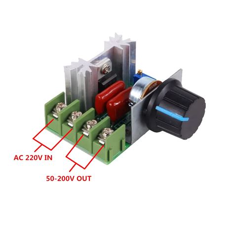 2000W Voltage Regulator Ac 220V Motor Speed Control Brushless