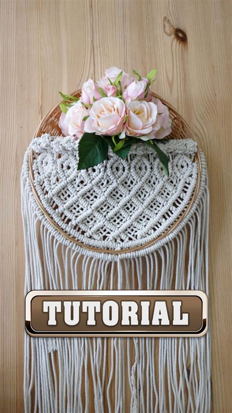 Macrame Basket Diy Hanging Macrame Ideas Macrame Wall Hanging Diy